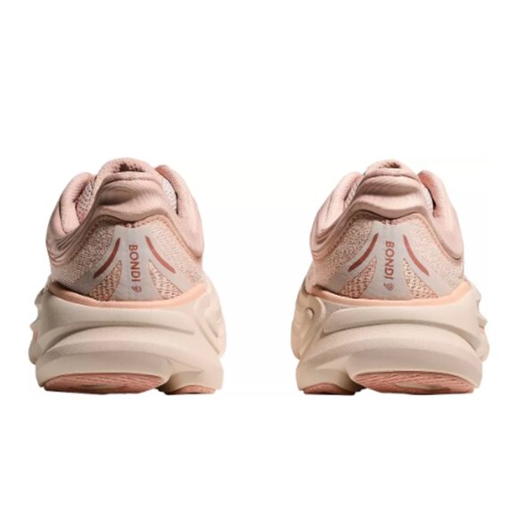 (NEW Arrival) Women's Bondi 9 "Light Pink/Cream" Hoka Shoes - Picture 5 of 7